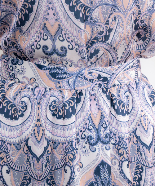 NARACAMICIE(ナラカミーチェ)の「【NARACAMICIE】【セットアップ対応】ペイズリー柄スカート(スカート・レディース・ピンク/グリーン・XL/M)」の13枚目の写真