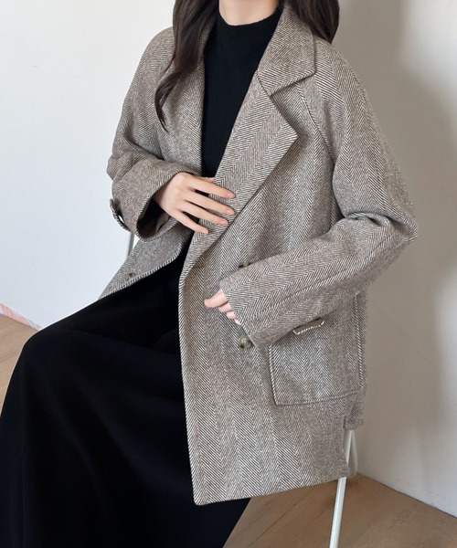 専用です！Èaphi ヘリンボーン柄 テーラードジャケット ヘリンボーン柄テーラードジャケット｜メンズファッション通販 MEN'S