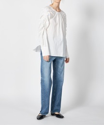 MANOF MUTTON SLEEVE BLOUSE