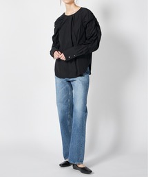 MANOF MUTTON SLEEVE BLOUSE