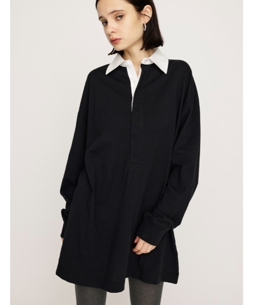 m*8様 SLY ラグビーシャツ ショートワンピース 秋服 冬服 限定展開】RUGBY SHIRT S/OP ラグビーシャツ ショートワンピース