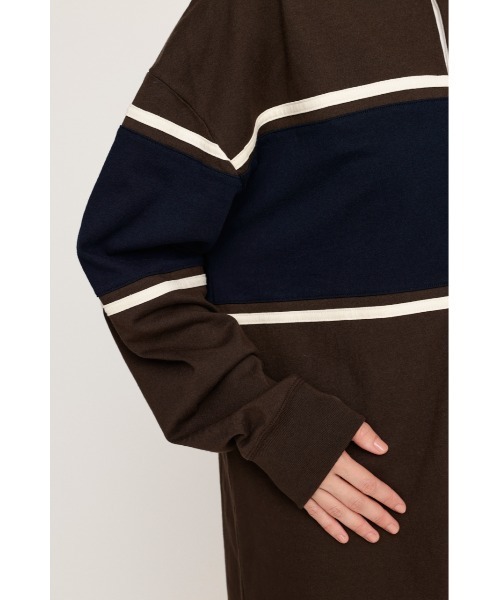 限定展開】RUGBY SHIRT S/OP ラグビーシャツ ショートワンピース