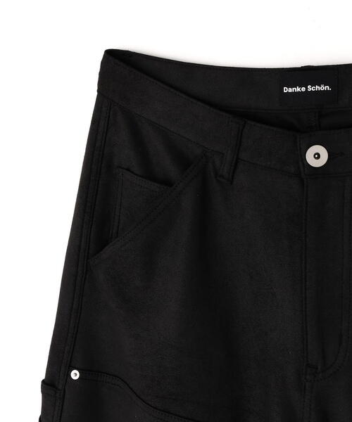 DANKE SCHON(ダンケシェーン)の「【WEB&DEPOT限定】DankeSchon/ダンケシェーン/ECOSUEDO W-KNEE PANTS(その他パンツ・レディース・ブラック・S/M/L)」の6枚目の写真