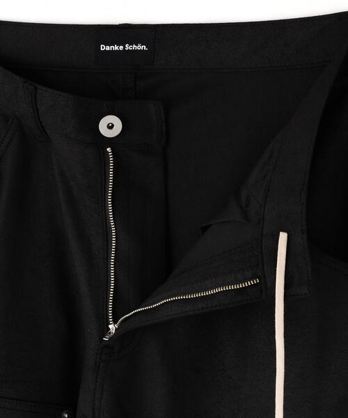 DANKE SCHON(ダンケシェーン)の「【WEB&DEPOT限定】DankeSchon/ダンケシェーン/ECOSUEDO W-KNEE PANTS(その他パンツ・レディース・ブラック・S/M/L)」の12枚目の写真