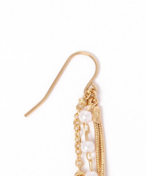 LAKOLE（ラコレ）の「ロングチェーンフィッシャーピアス / 589099（ピアス（両耳用）・レディース・その他1/その他2・FREE）」の3枚目の写真