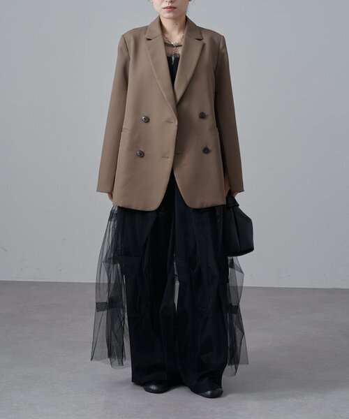 Lui's(ルイス)の「ソフトチュールバブルドレスワンピース(ワンピース・レディース・チャコールグレー/ブラック・FREE)」の19枚目の写真