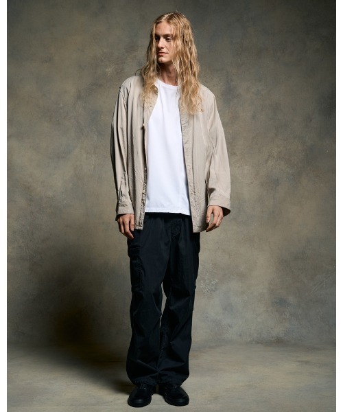 wjk（ダヴルジェイケイ）の「cool touch zip-pocket S/S（Tシャツ/カットソー・メンズ・ホワイト/ブラック/カーキ/グレー・SMALL/MEDIUM/LARGE/X-LARGE）」の18枚目の写真