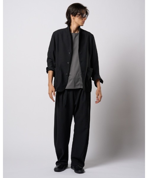 wjk（ダヴルジェイケイ）の「cool touch zip-pocket S/S（Tシャツ/カットソー・メンズ・ホワイト/ブラック/カーキ/グレー・SMALL/MEDIUM/LARGE/X-LARGE）」の20枚目の写真