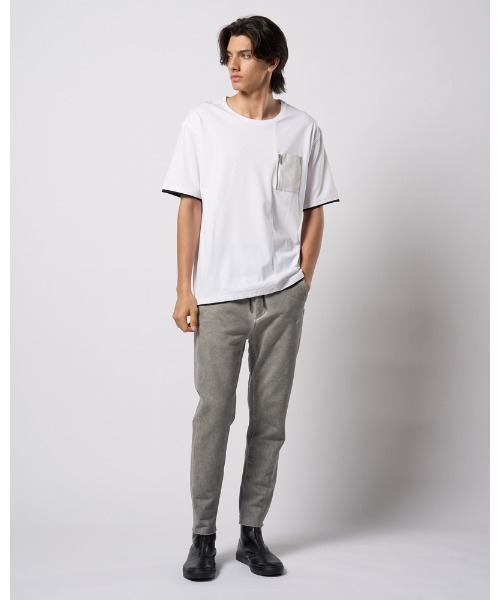 wjk（ダヴルジェイケイ）の「cool touch zip-pocket S/S（Tシャツ/カットソー・メンズ・ホワイト/ブラック/カーキ/グレー・SMALL/MEDIUM/LARGE/X-LARGE）」の21枚目の写真