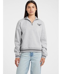 GUESS JEANS | GUESS JEANS Half Zip Os Sweat スウェット ハーフジップ レディース(スウェット)