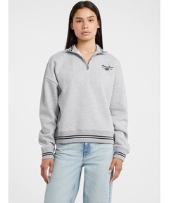 GUESS JEANS Half Zip Os Sweat