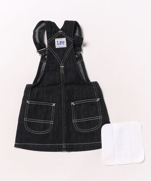 Lee（リー）の「Lee/リー【80-100cm】ベビー オーバーオールスカート 高品質綿100％（ジャンパースカート・キッズ・インディゴブルー/ブルー・90/100/110/120/130/140/150/160/80）」の10枚目の写真