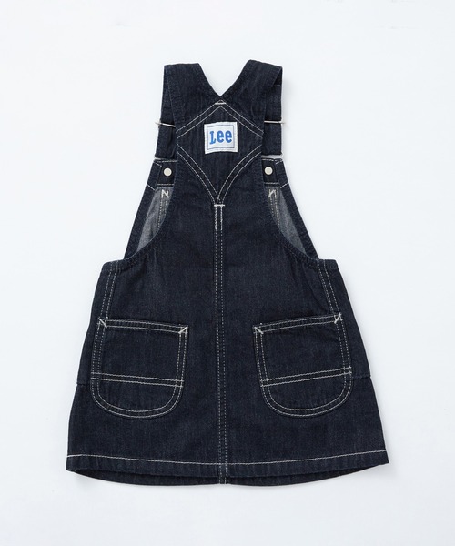 Lee（リー）の「Lee/リー【80-100cm】ベビー オーバーオールスカート 高品質綿100％（ジャンパースカート・キッズ・インディゴブルー/ブルー・90/100/110/120/130/140/150/160/80）」の17枚目の写真