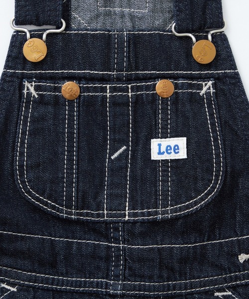 Lee（リー）の「Lee/リー【80-100cm】ベビー オーバーオールスカート 高品質綿100％（ジャンパースカート・キッズ・インディゴブルー/ブルー・90/100/110/120/130/140/150/160/80）」の16枚目の写真