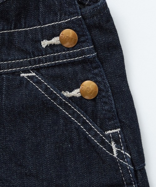 Lee（リー）の「Lee/リー【80-100cm】ベビー オーバーオールスカート 高品質綿100％（ジャンパースカート・キッズ・インディゴブルー/ブルー・90/100/110/120/130/140/150/160/80）」の15枚目の写真