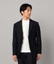 COMME CA MEN（コムサメン）の「【セットアップ対応】2WAY デニムルックジャージー ジャケット（デニムジャケット）」