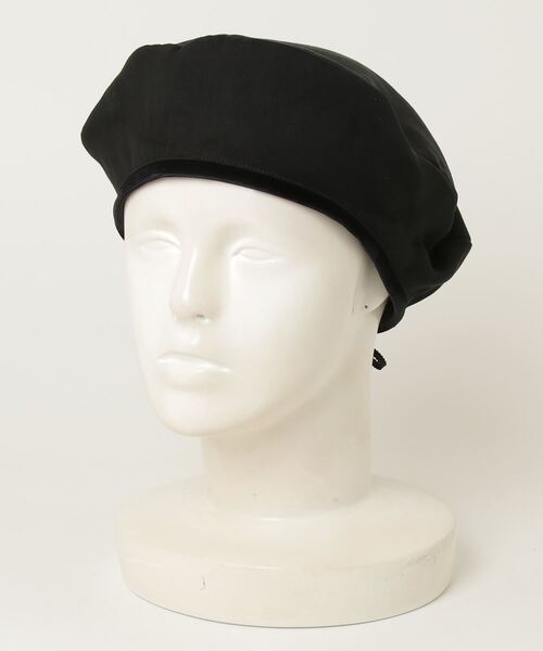 TODAYFUL（トゥデイフル）の「TODAYFUL Velourpiping Sheer Beret 12521018（ハンチング/ベレー帽・レディース・ブラック・FREE）」の2枚目の写真