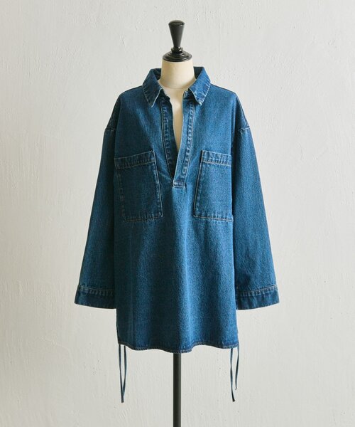 SOOR PLOOM デニムブルー チュニック 5Y soor ploom デニム5y SOOR
