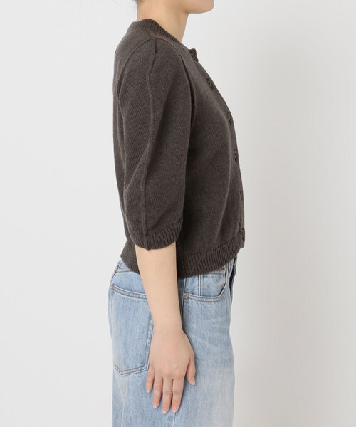 plage(プラージュ)の「JANE SMITH / ジェーンスミス 別注 7G BIG SHOULDER CREW カーディガン(カーディガン/ボレロ・レディース・レッド/グレー・FREE)」の22枚目の写真