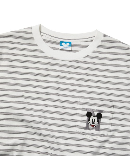 thisisneverthat(ディスイズネバーザット)の「TNT_Mickey_Boarder Tee(Tシャツ/カットソー・メンズ・マルチ/グレー・M/L/XL/S)」の3枚目の写真