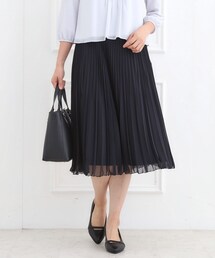 Reflect | 【SS-4Lサイズ】シフォンジョーゼットプリーツスカート(スカート)