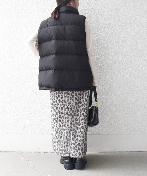 SHIPS any: ナイロン スタンドカラー ダウン ベスト（ダウンベスト