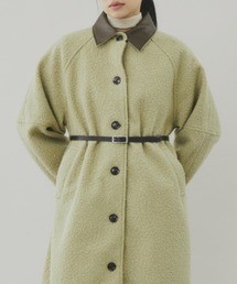 FUULLY STUDIO（フーリィーステューディオ）の「ループツイードステンカラーコート（ステンカラーコート）」