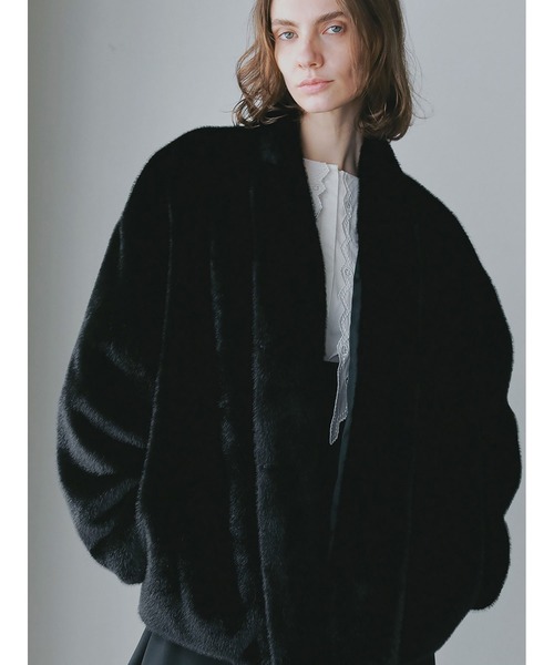 ファーライクショールジャケット（その他アウター）｜HER.（ハー）の