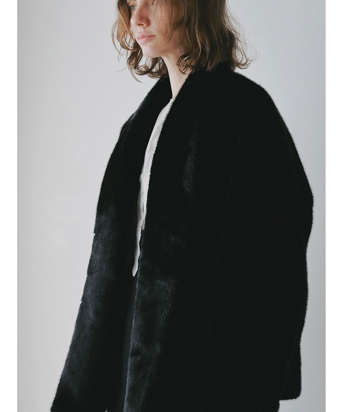 ファーライクショールジャケット（その他アウター）｜HER.（ハー）の