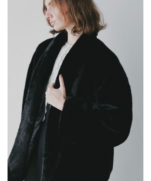 ファーライクショールジャケット（その他アウター）｜HER.（ハー）の