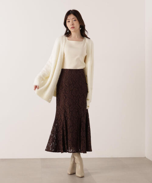 PROPORTION BODY DRESSING（プロポーションボディドレッシング）の「レースマーメイドスカート / 1215220103（スカート・レディース・ダークグレー/ブラウン/ブルー・P/S/MEDIUM）」の15枚目の写真