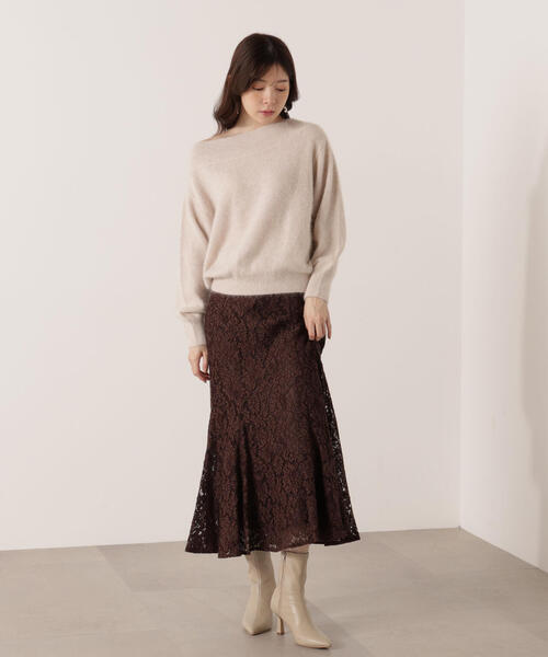 PROPORTION BODY DRESSING（プロポーションボディドレッシング）の「レースマーメイドスカート / 1215220103（スカート・レディース・ダークグレー/ブラウン/ブルー・P/S/MEDIUM）」の10枚目の写真