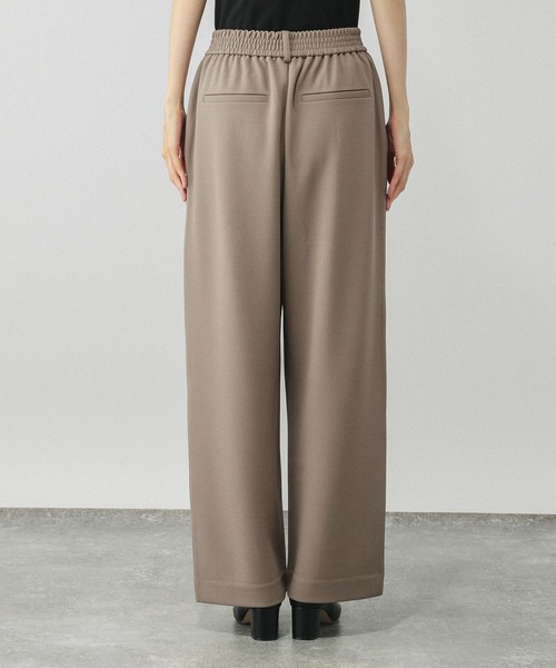 GLOBAL WORK（グローバルワーク）の「イージーケアストレッチワイドパンツ/599597（その他パンツ・レディース・オフホワイト/チャコールグレー/ベージュ系その他3/ブラック・SMALL/MEDIUM/LARGE）」の6枚目の写真