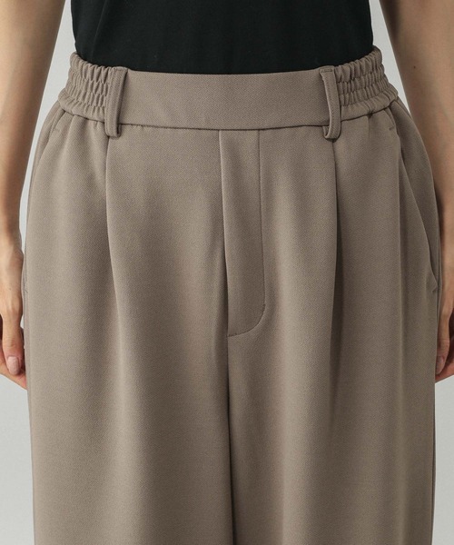 GLOBAL WORK（グローバルワーク）の「イージーケアストレッチワイドパンツ/599597（その他パンツ・レディース・オフホワイト/チャコールグレー/ベージュ系その他3/ブラック・SMALL/MEDIUM/LARGE）」の14枚目の写真