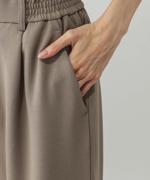 GLOBAL WORK（グローバルワーク）の「イージーケアストレッチワイドパンツ/599597（その他パンツ・レディース・オフホワイト/チャコールグレー/ベージュ系その他3/ブラック・SMALL/MEDIUM/LARGE）」の22枚目の写真