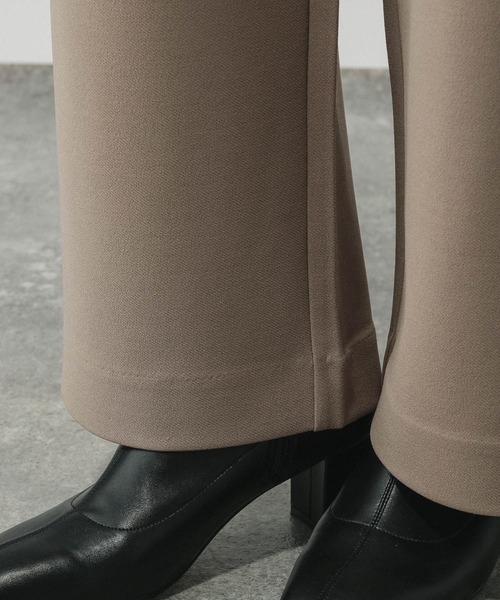 GLOBAL WORK（グローバルワーク）の「イージーケアストレッチワイドパンツ/599597（その他パンツ・レディース・オフホワイト/チャコールグレー/ベージュ系その他3/ブラック・SMALL/MEDIUM/LARGE）」の18枚目の写真