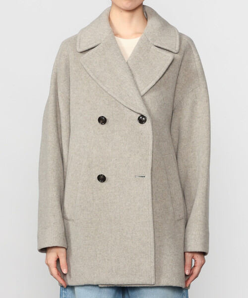 TICCA（ティッカ）の「TICCA | ウール Pコート WOMEN（ピーコート・レディース・ネイビー/ベージュ・F）」の6枚目の写真