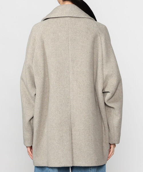 TICCA（ティッカ）の「TICCA | ウール Pコート WOMEN（ピーコート・レディース・ネイビー/ベージュ・F）」の8枚目の写真