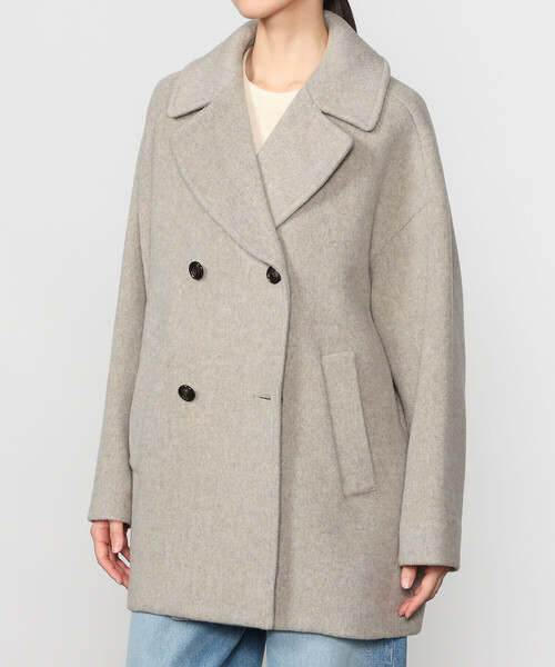 TICCA（ティッカ）の「TICCA | ウール Pコート WOMEN（ピーコート・レディース・ネイビー/ベージュ・F）」の4枚目の写真