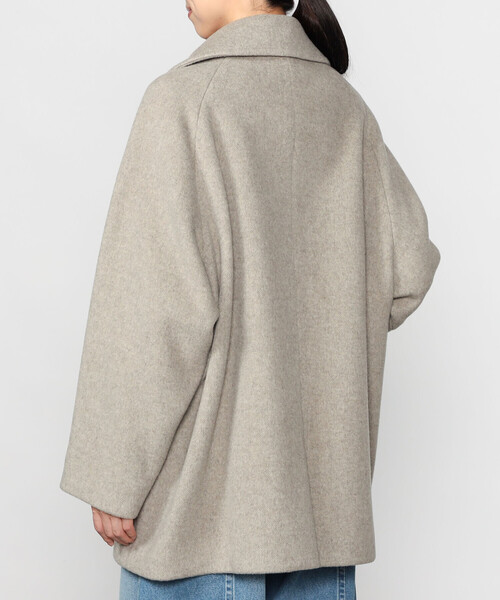 TICCA（ティッカ）の「TICCA | ウール Pコート WOMEN（ピーコート・レディース・ネイビー/ベージュ・F）」の5枚目の写真