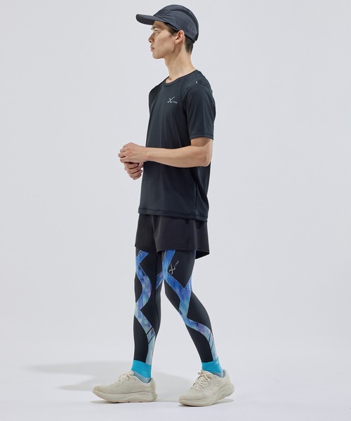 CW-X（シーダブリューエックス）の「ボトムス　ランニングパンツ　2分丈（その他パンツ・レディース・オリーブ/ブラック・L/M/XS/S）」の20枚目の写真