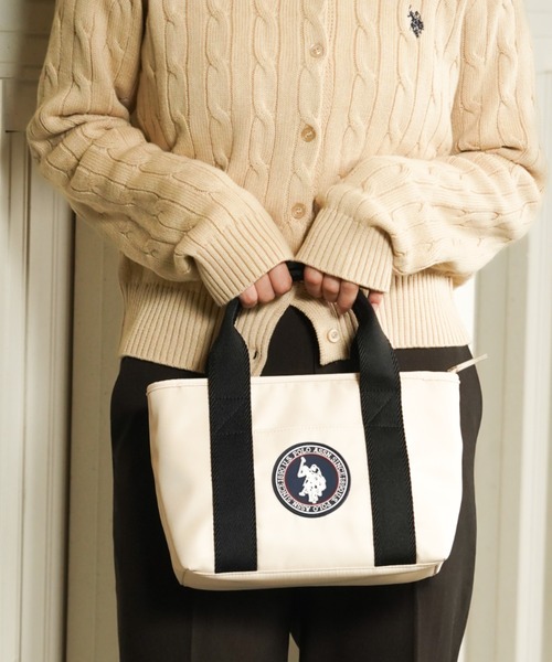 U.S. POLO ASSN.(ユーエスポロアッスン)の「【U.S. POLO ASSN.】 ユーエスポロアッスン Downtown ミニトートバッグ USPA-2717(トートバッグ・レディース・グレー/ベージュ/ネイビー/ブラック・FREE)」の13枚目の写真