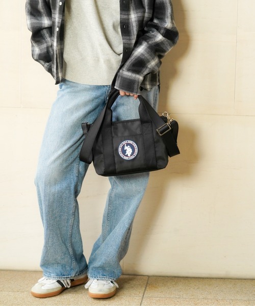 U.S. POLO ASSN.(ユーエスポロアッスン)の「【U.S. POLO ASSN.】 ユーエスポロアッスン Downtown ミニトートバッグ USPA-2717(トートバッグ・レディース・グレー/ベージュ/ネイビー/ブラック・FREE)」の15枚目の写真