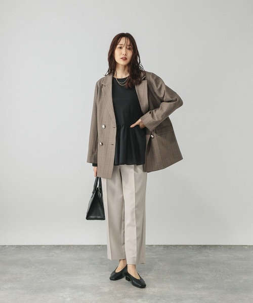 GLOBAL WORK（グローバルワーク）の「ヘビロッTEEアソート切り替えプルオーバー/580895（Tシャツ/カットソー・レディース・ホワイト系その他2/ホワイト/ブラック・LARGE/MEDIUM）」の12枚目の写真