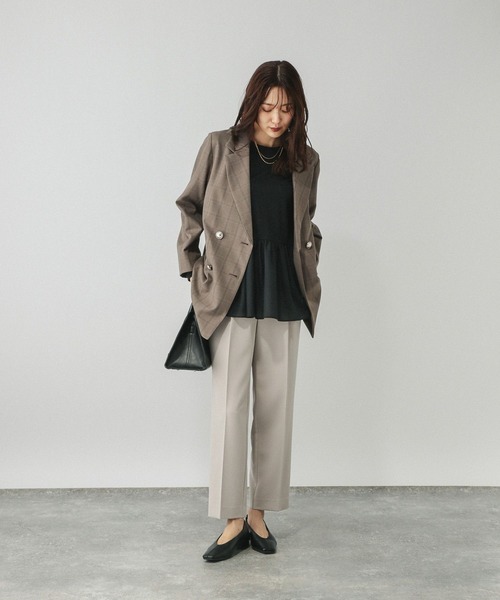 GLOBAL WORK（グローバルワーク）の「ヘビロッTEEアソート切り替えプルオーバー/580895（Tシャツ/カットソー・レディース・ホワイト系その他2/ホワイト/ブラック・LARGE/MEDIUM）」の13枚目の写真