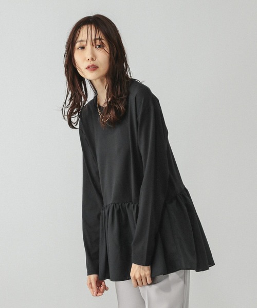 GLOBAL WORK（グローバルワーク）の「ヘビロッTEEアソート切り替えプルオーバー/580895（Tシャツ/カットソー・レディース・ホワイト系その他2/ホワイト/ブラック・LARGE/MEDIUM）」の15枚目の写真