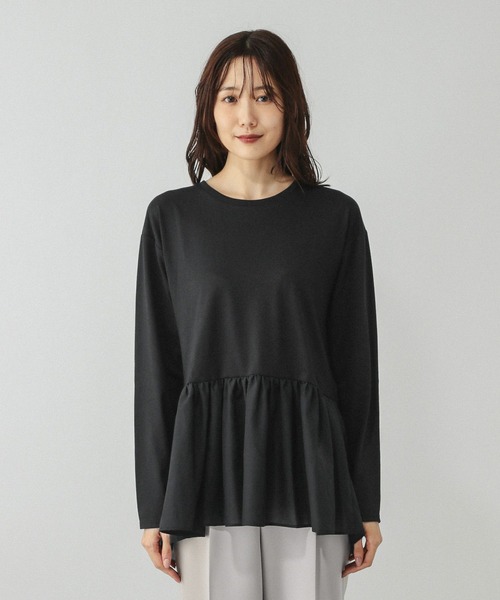 GLOBAL WORK（グローバルワーク）の「ヘビロッTEEアソート切り替えプルオーバー/580895（Tシャツ/カットソー・レディース・ホワイト系その他2/ホワイト/ブラック・LARGE/MEDIUM）」の16枚目の写真