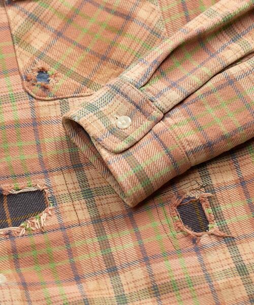 セール】リペアード チェック ツイル キャンプ シャツ（シャツ