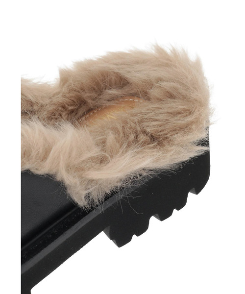 1er Arrondissement（プルミエアロンディスモン）の「＜CAMINANDO/カミナンド＞SHEARING-LINED ビットファーローファー（その他シューズ・レディース・ブラック系その他3・L/M/S）」の9枚目の写真