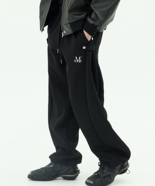 MUCENT（ムセント）の「MUCENT／サイドボタンパンツ（スウェットパンツ